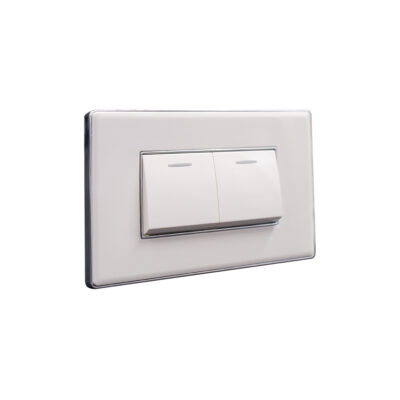 INTERRUPTOR 3 WAY DOBLE BLANCO CROMO 250-125V