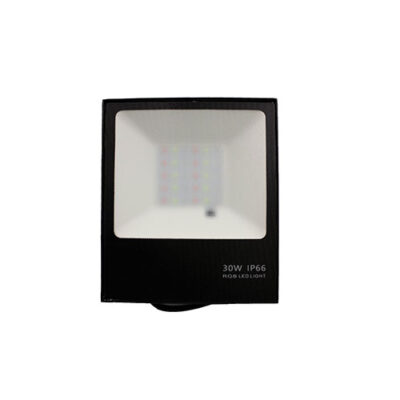 REFLECTOR LED CUADRADO SMD RGB SLIM C/R 30W 90-277V IP66